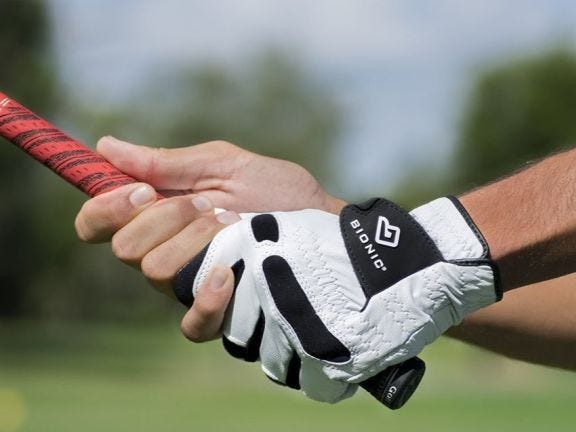 padded golf gloves