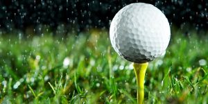 are golf courses open in the rain
