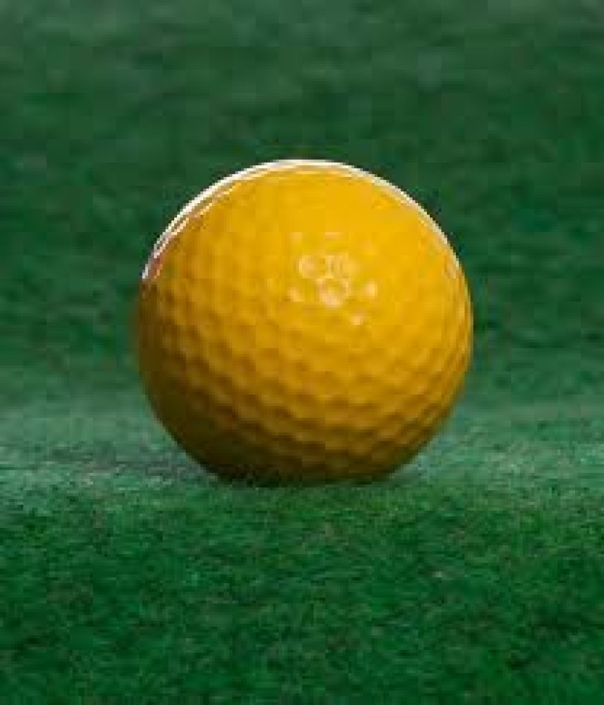 Can you use a yellow ball at the Masters?