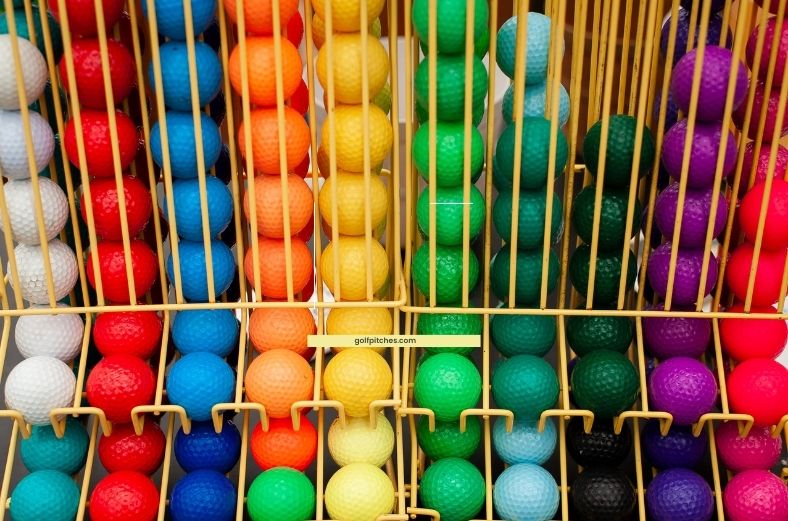 How do you make golf balls more visible?
